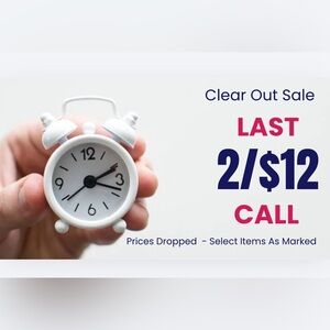 2/$12 Sale Items Bundle Sale Closet Clear Out Clearance Sale